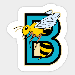 letter B logo Sticker